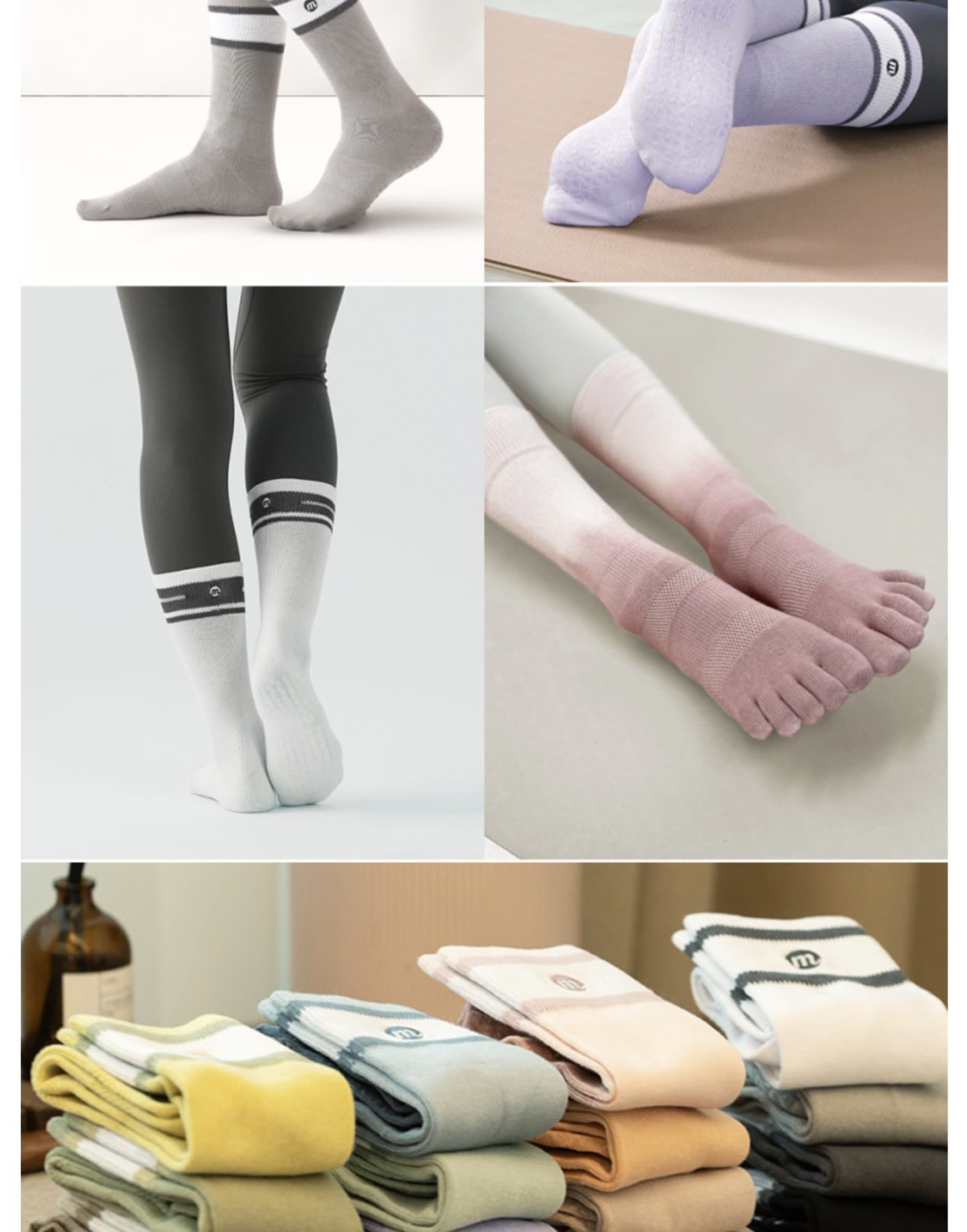 Melkin Pilates socks colors 2