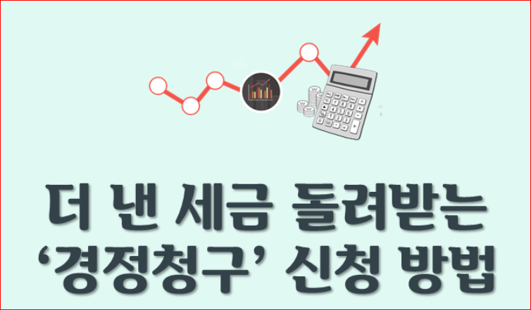 경정청구 신청하고 돈 돌려받기 - 방법·대상·기간 총정리