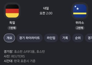 한국시간 6월 15일 월드컵 경기 일정｜독일·일본·네덜란드 출격, 주요 관전 포인트