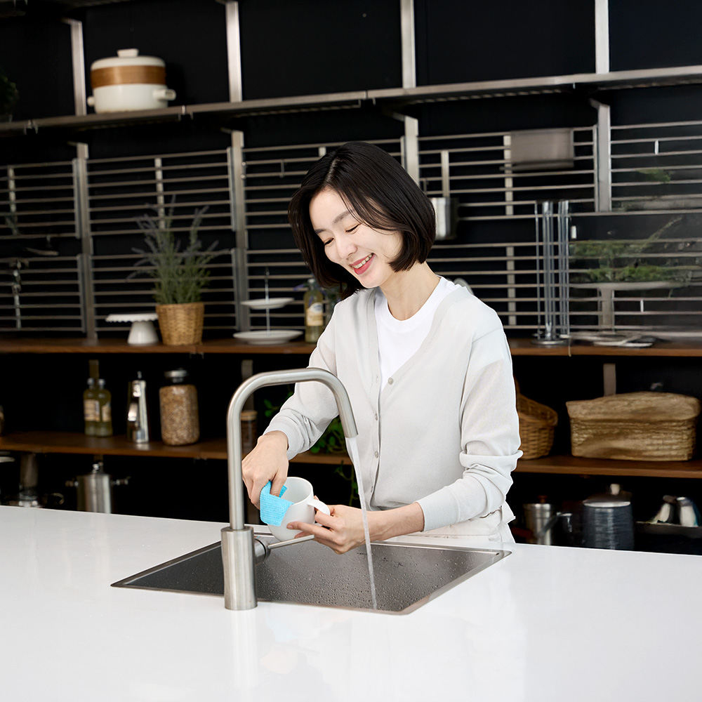 [6겹특수원단] 스카트 도톰한 6겹 일회용 양면 수세미 27매, 2개 상세 이미지 3