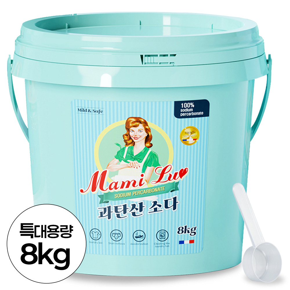 맘스럽 과탄산소다 버킷 초대용량 프리미엄 1등급원료 산소계표백제