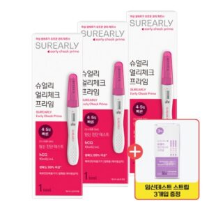 슈얼리 얼리체크 프라임 임신 테스트기 얼리 국산 임테기 (3회분) 구매 전 체크｜생활템 추천