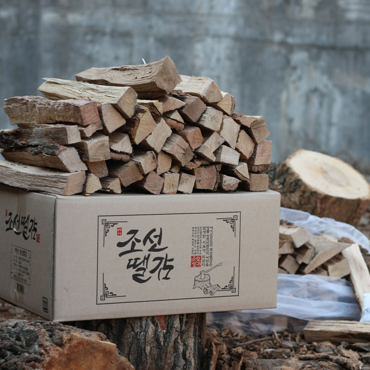 조선땔감 국산 참나무 장작 10kg 3중방습 명품 캠핑장작 불멍 화목난로 화로대 쪼갬목 상세 이미지 4