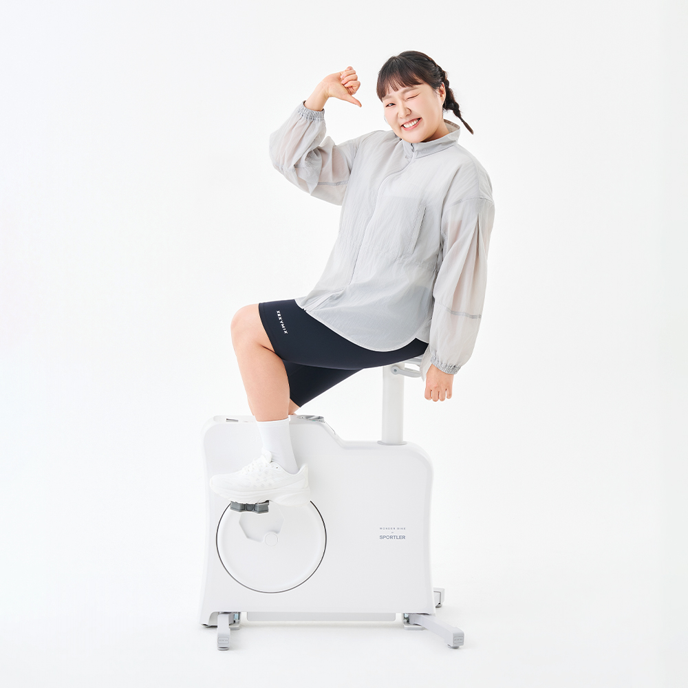 스포틀러 원더바이크 접이식 실내자전거 가정용 미니 헬스 사이클 유산소 홈트 운동 기구 상세 이미지 1