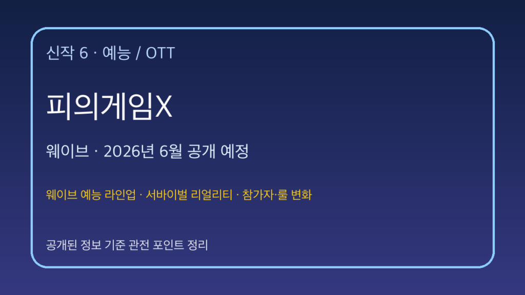 피의게임X 대표 이미지