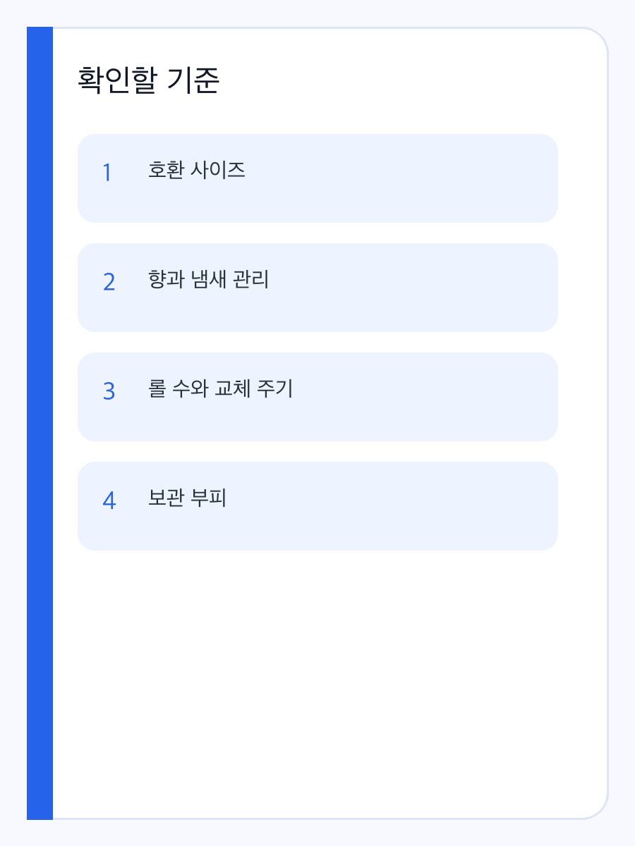 베르데리필 리필 매직캔 호환 리필 쓰레기 봉투 베이비 파우더향 250, 냄새 관리와 호환 사이즈 구매 전 체크 상세 이미지 3