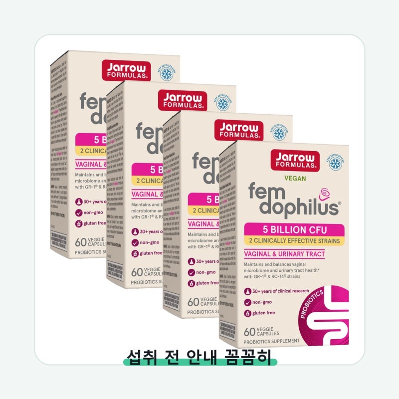 재로우 우먼스 펨 도피러스 유산균 캡슐 가격과 구성 비교 기준