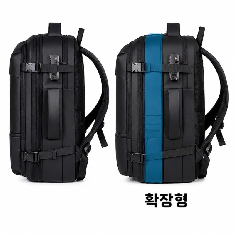 진공압축 확장 도난방지 60L 활용도 높은 스타일 기준