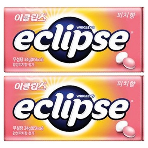 이클립스 피치, 34g 2개 구성과 4,360원 구매 기준