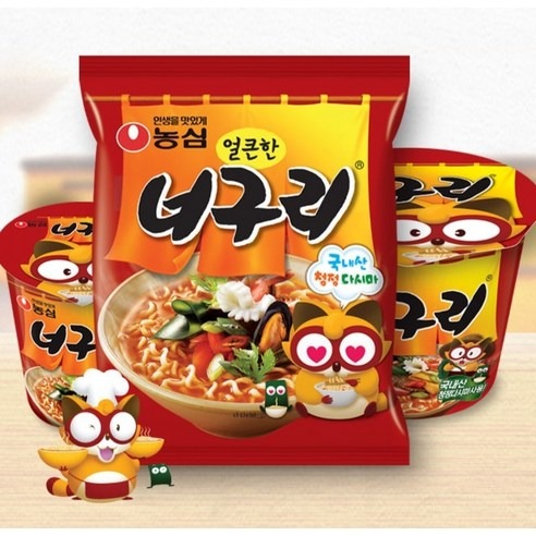 너구리 얼큰한맛 120g 5개, 개당 884원으로 따져본 구매 기준 3