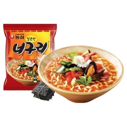너구리 얼큰한맛 120g 5개, 개당 884원으로 따져본 구매 기준 2