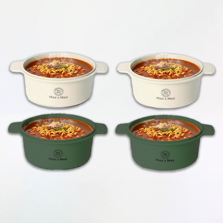 맥스 앤 맥스 전자레인지 라면 용기, 네 개 구성이라 식구들 몫부터 세어봤어요 2