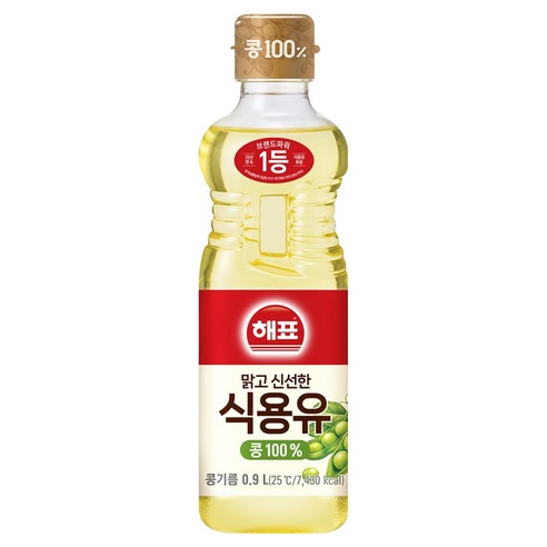 사조 해표 콩기름 식용유, 4,680원 한 병 살 때도 저는 이것부터 봐요