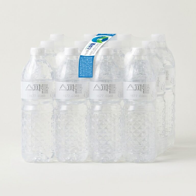 스파클 생수 무라벨 1L 24개, 냉장고 자리부터 따져보는 우리 집 물 고르기
