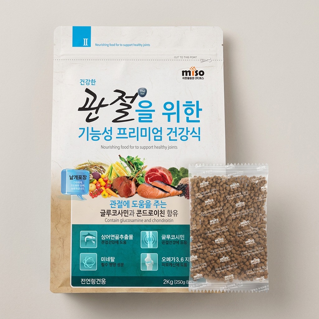 미소 강아지 기능성 사료, 관절 걱정 많은 집에서 챙겨본 이야기