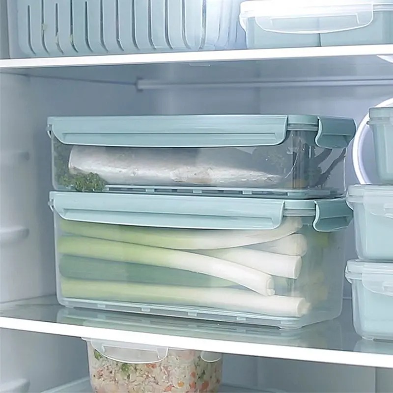 나누담 물받이 밀폐용기 3000ml 2개, 냉장고 정리할 때 손이 자주 가요 3