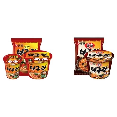 너구리 얼큰한맛 120g 5개, 개당 884원으로 따져본 구매 기준 5
