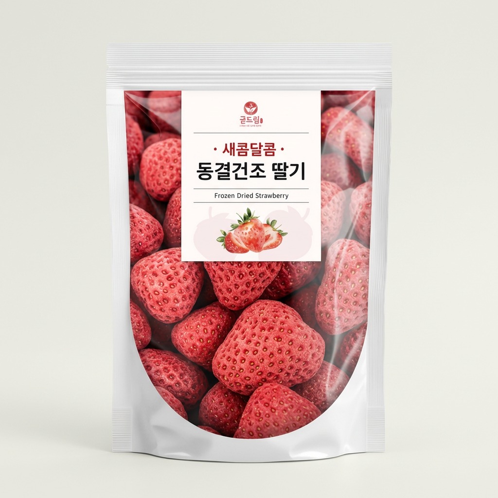 굳드림 동결건조 딸기, 아이 간식으로 꺼내두기 편하네요