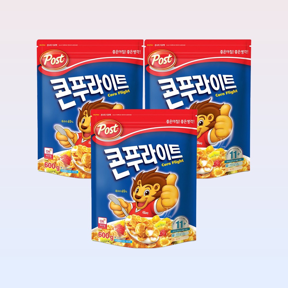 동서식품 포스트 콘푸라이트 600g 3개, 아침 걱정 덜어준 든든한 선택이에요