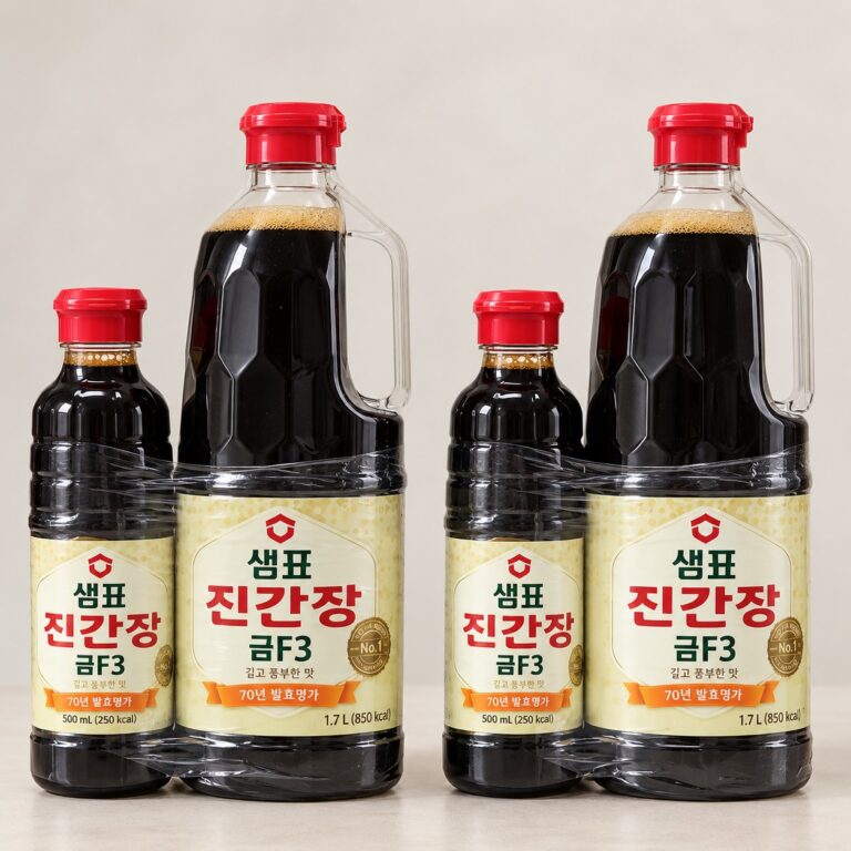 샘표 진간장 금F3 1.7L 2개에 500ml 2개까지, 살림하며 든든했던 구성