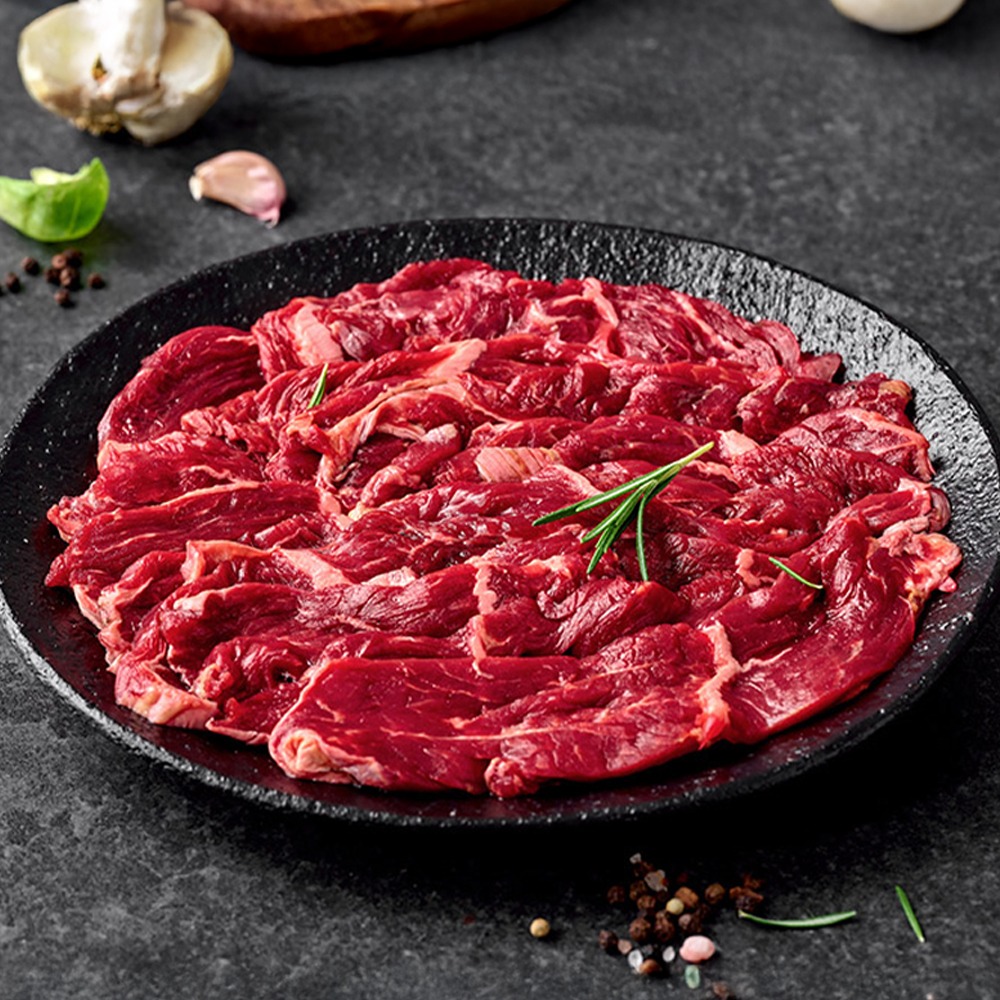 소고기 토시살 + 안창살, 두 가지 부위 1.2kg이라 저녁상 계산이 편하겠어요 5
