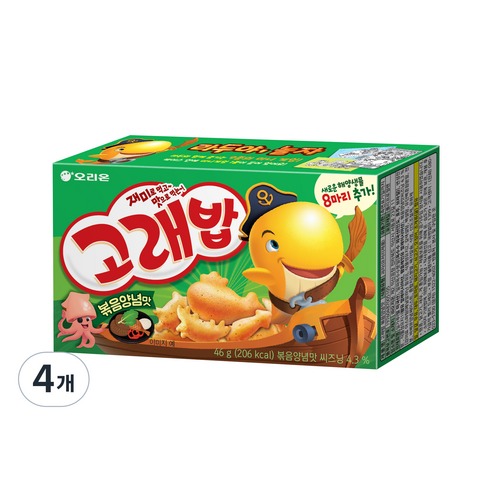 고래밥 볶음양념맛, 처음 고르신다면 46g 4개 구성부터 살펴보세요