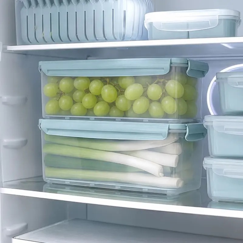 나누담 물받이 밀폐용기 3000ml 2개, 냉장고 정리할 때 손이 자주 가요 2