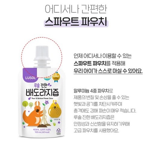 루솔 진한 배도라지즙, 17,250원보다 먼저 확인할 구성 기준 5