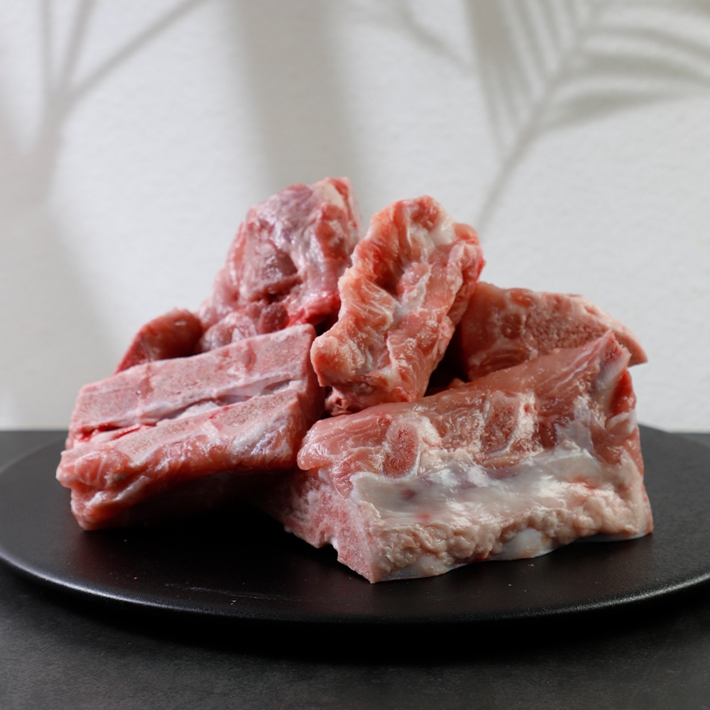 농부의 정육점 국내산 한돈 냉동 목뼈등뼈, 4kg 담기 전 저는 이것부터 봐요 4