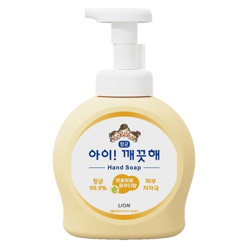 아이깨끗해 항균 폼 핸드솝 순 보송보송 파우더향, 4,900원이면 손 씻기 예산부터 체크!