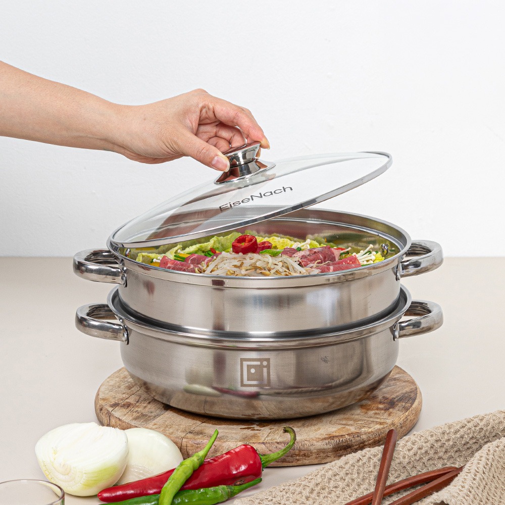 아이제나흐 에센 스테인레스 2단 찜솥, 1만 원대라 크기부터 찬찬히 봤어요 3