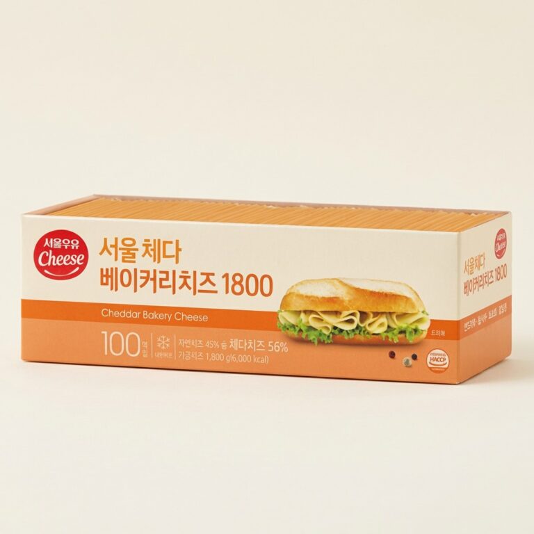 서울우유 체다 베이커리치즈 1800, 저는 17,900원보다 1.8kg부터 따져봤어요
