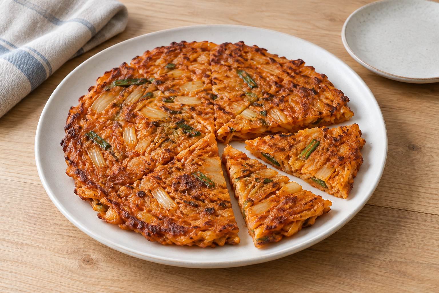 Easy Kimchi Jeon: Korean Kimchi Pancakes for Two