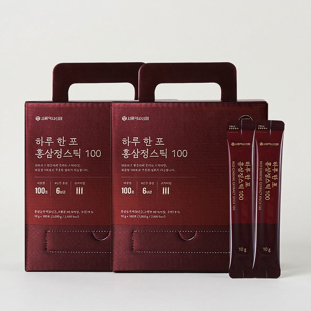 하루 한 포 홍삼정스틱 100, 대용량 구매 전 체크할 점은?