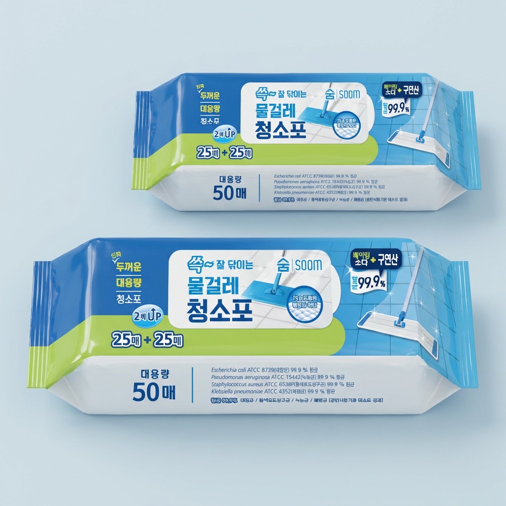 숨 물걸레 청소포 300매 구성의 단가 분석과 사용 적합성 기준
