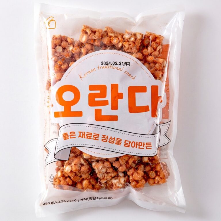 달콤 바삭 오란다 250g 4봉 구성의 가성비와 식감을 점검해 보았습니다