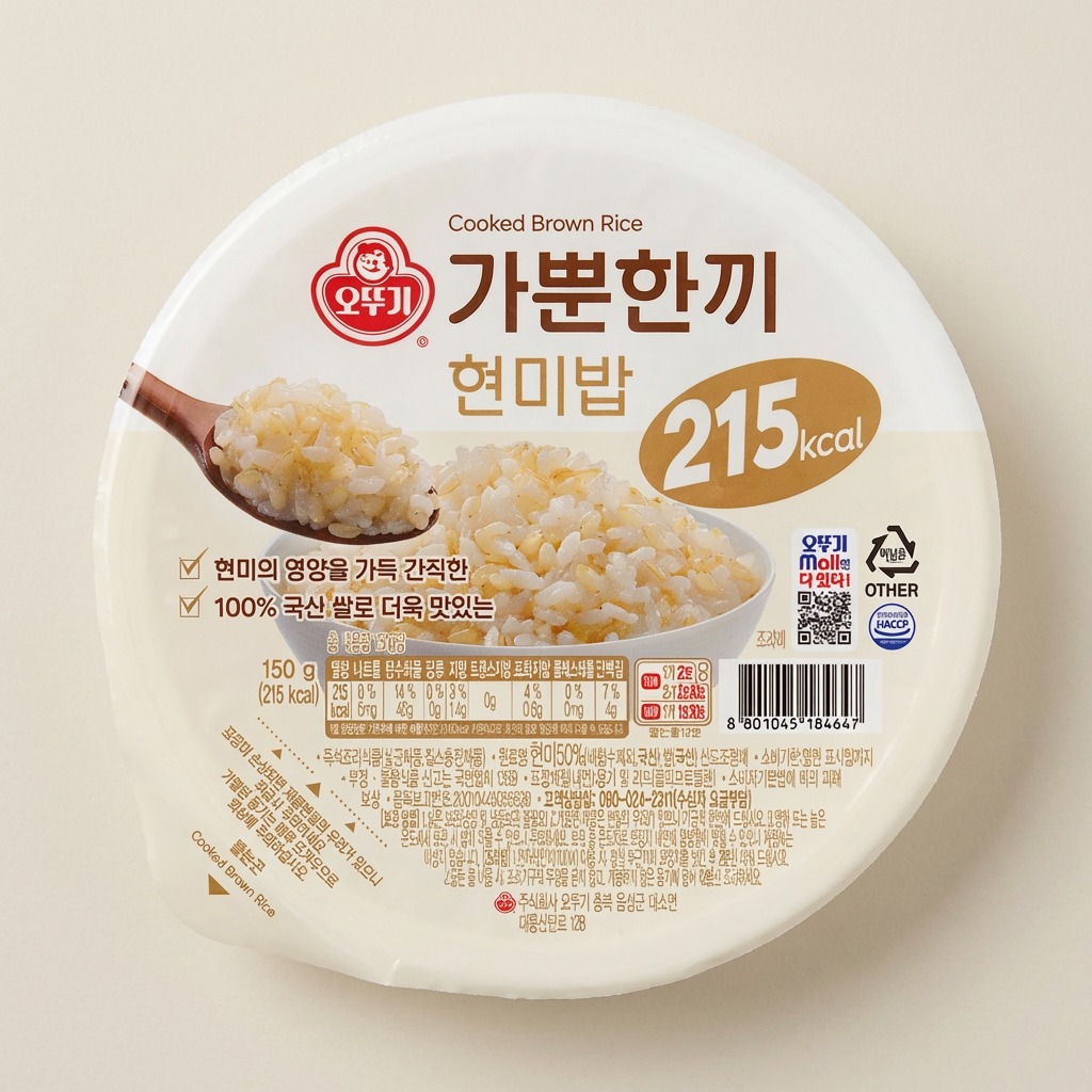 오뚜기밥 가뿐한끼현미밥 150g 30개 구매 전 확인할 점은?