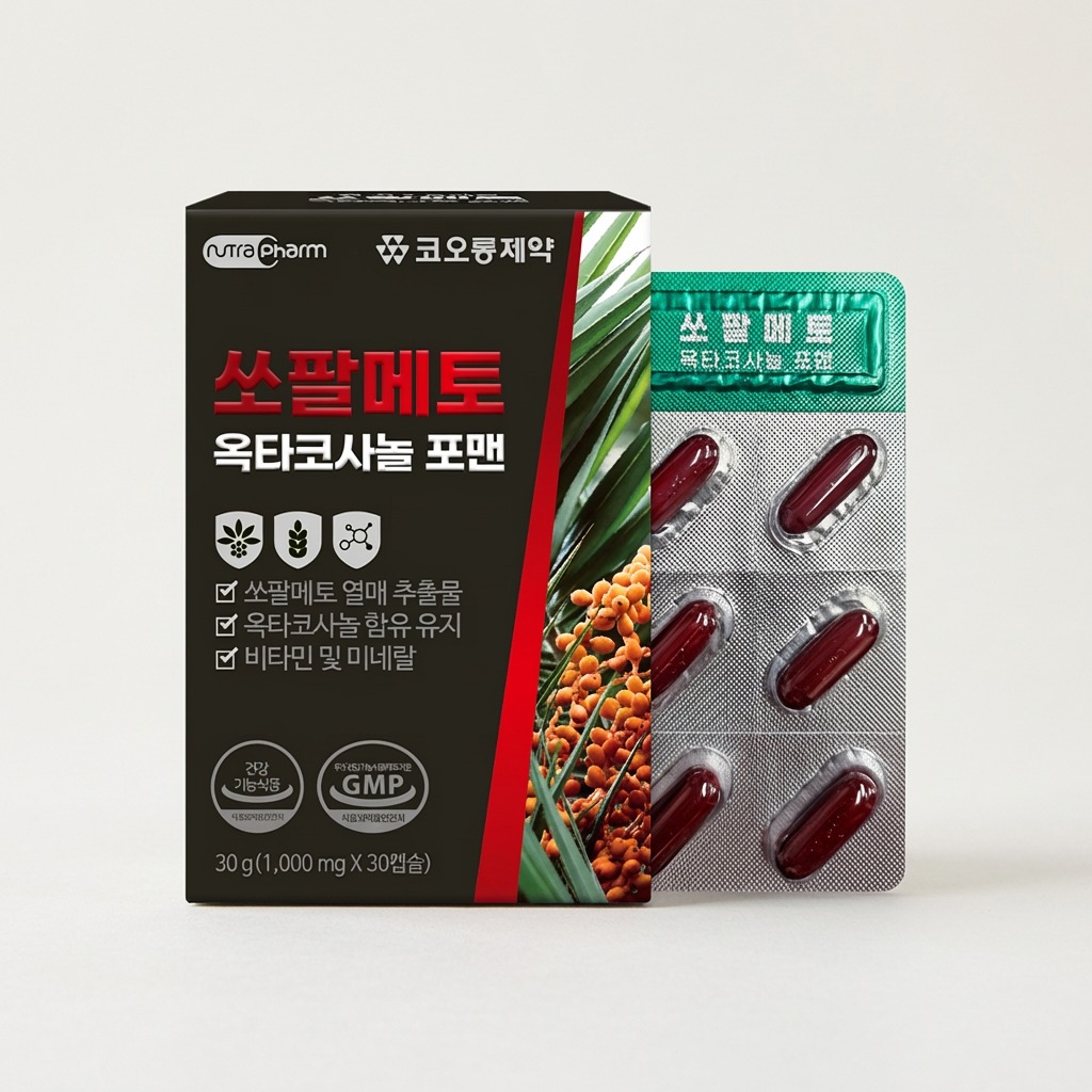 코오롱제약 쏘팔메토 옥타코사놀 포맨 내돈내산 6박스 구성과 실체 솔직 정리