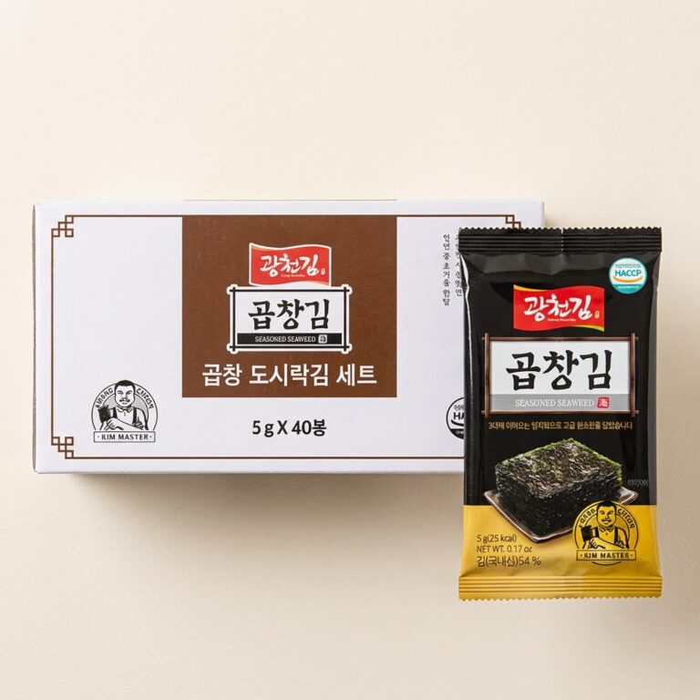 광천김 곱창김 도시락김 40봉 구매 전 놓치기 쉬운 기준은?
