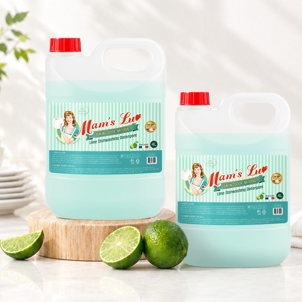 맘스럽 라임 주방세제, 4L 2개! 이 가격이면 무조건 쟁여야죠? 2
