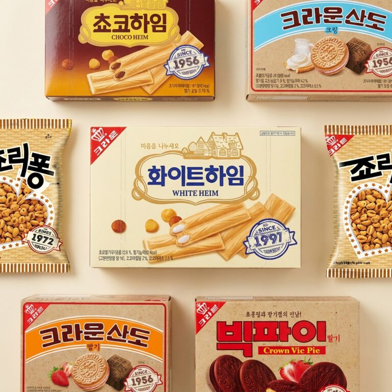 크라운제과 레트로 6종 과자 간식세트, 담기 전 실속 체크!