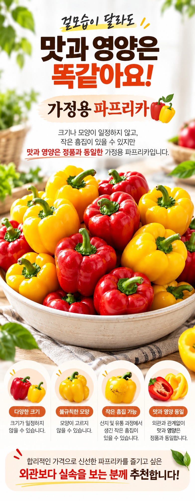 국내산 가정용 혼합 파프리카 3kg 직접 시켜보고 느낀 솔직한 아쉬움과 장점 4