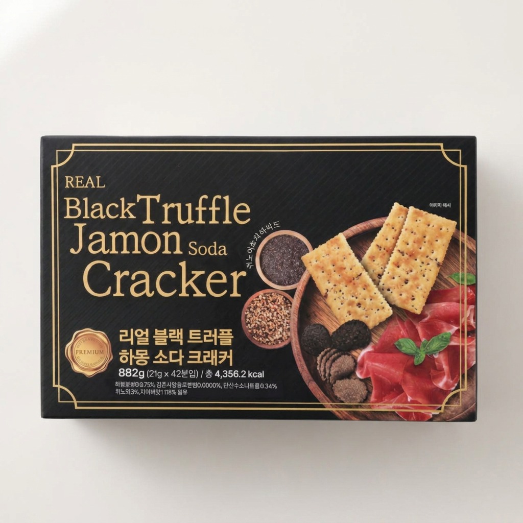 리얼 블랙트러플 하몽 소다 크래커 개당 239원으로 따져본 구성과 특징 분석