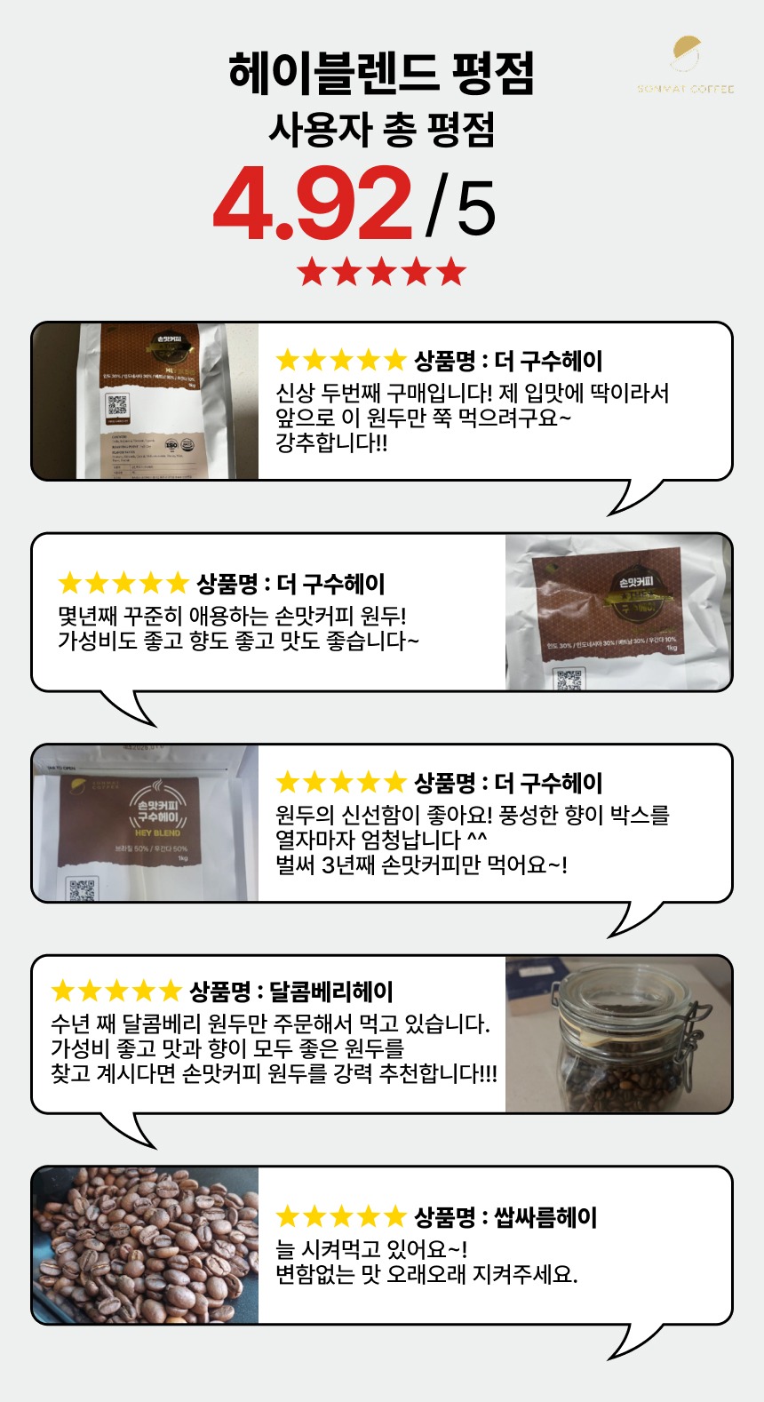 손맛커피 더 구수헤이 홀빈 1kg 원두 구매 전 확인 체크 4