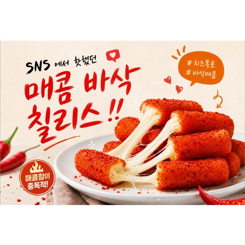 불도깨비 칠리 치즈스틱 직접 먹어보고 30초 만에 정리해 드립니다 5