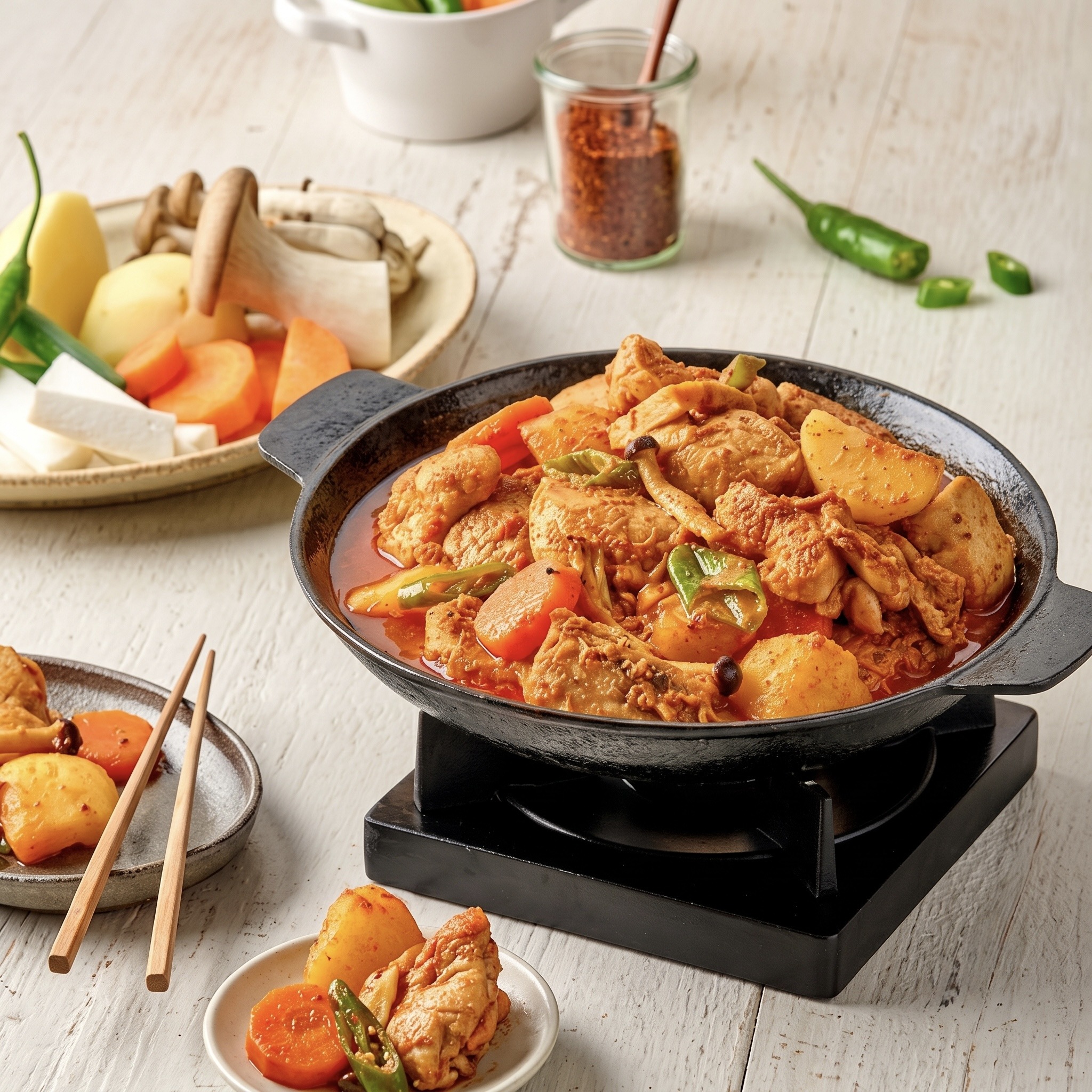 초록들 솥뚜껑 닭볶음탕 1kg 2개 알뜰한 한 끼 장만 전 확인법