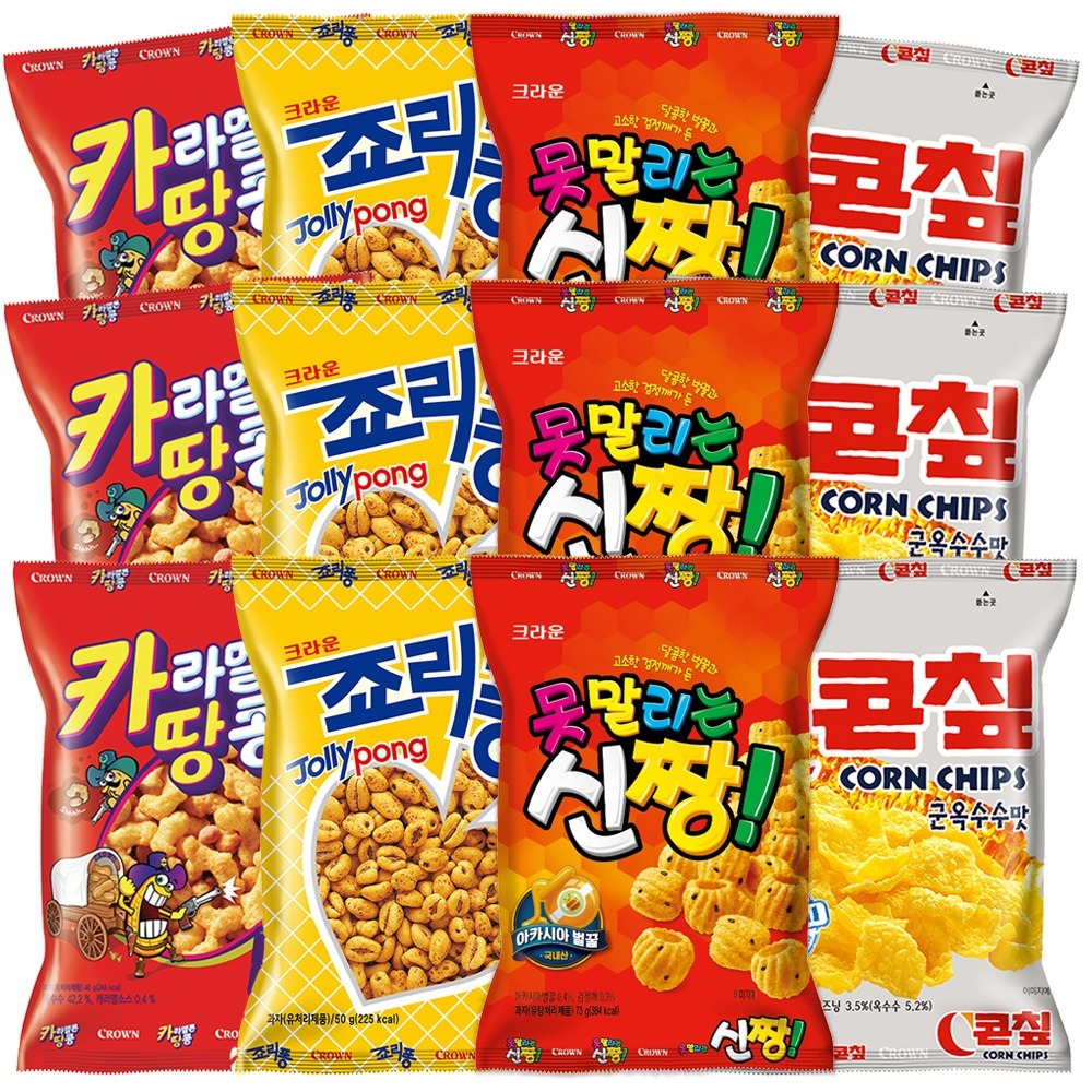 크라운제과 인기스낵모음 직접 골라 먹어본 초보자 맞춤 안내서