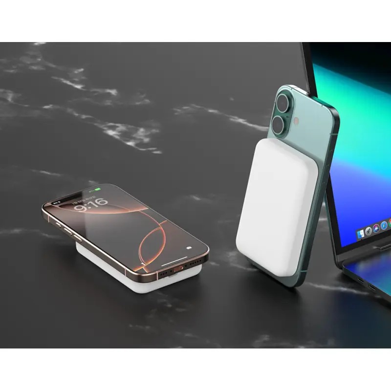 모디스 맥세이프 라이트 보조배터리 5000mAh 화이트, 8천원대 실속 끝판왕 발견했어요 4