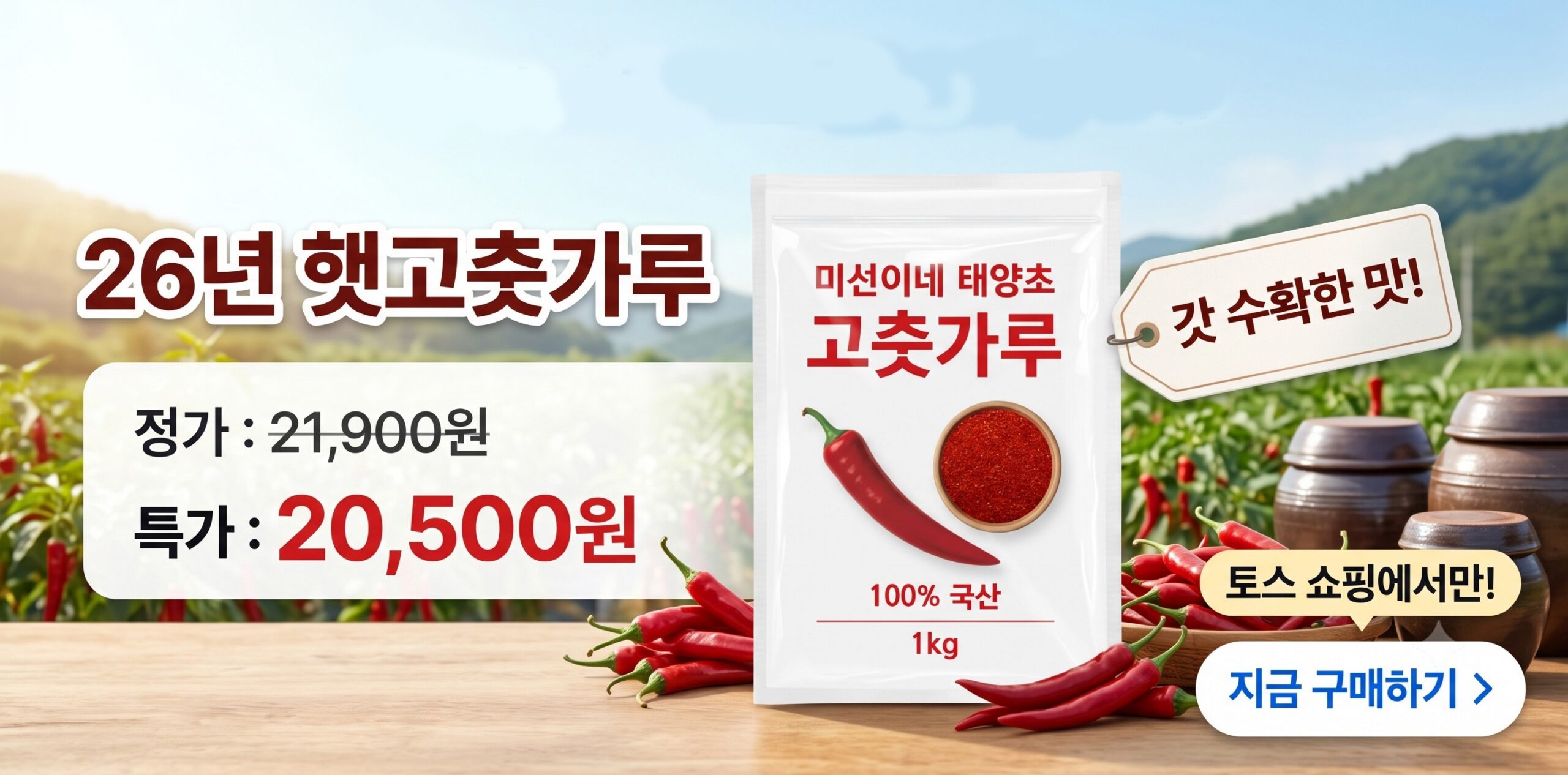 미선이네 국내산 태양초 햇 고춧가루 1kg 2개 실속 장보기 전 3가지 체크 3
