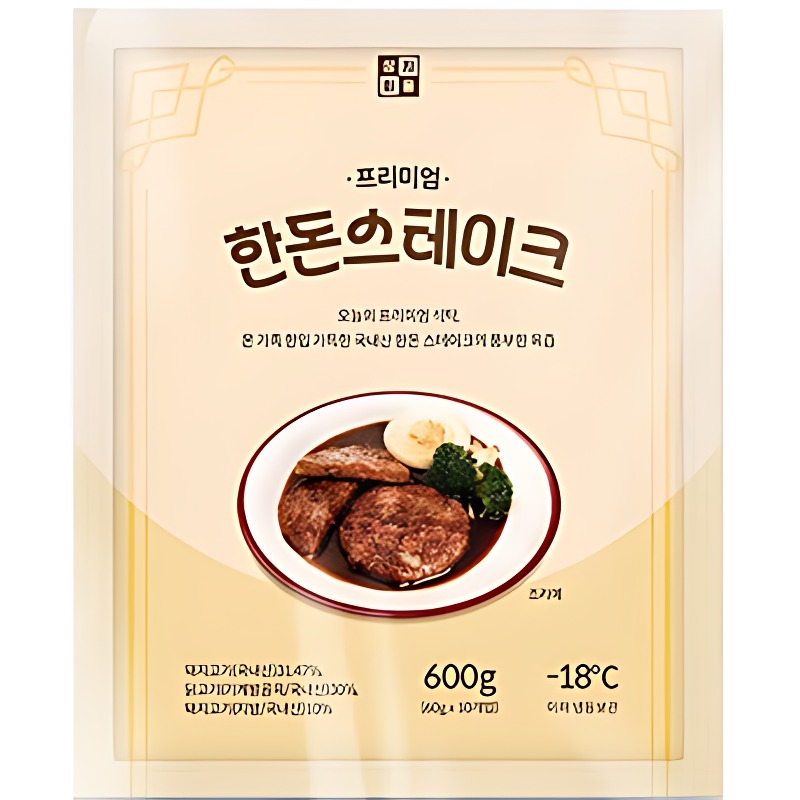 한돈 스테이크 600g 1팩, 소중한 분의 저녁 식탁을 든든하게 챙겨드리고 싶을 때 3